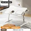 Mesa Pequeña de Cama Elevable Plegable Mesa de Estudio para Dormitorio Mesa de Ventana Saliente Mesa de Lectura Mesa para Computadora Elevable Ajustable