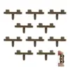 Adecuado para Bmw Bmw X5 E53 Oe 51337052945 Tira de Plástico Inferior de Puerta de Coche Clips de Fijación Delanteros y Traseros