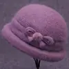 Nuevo Estilo de Gorro Cálido de Invierno para Madres de Mediana Edad y Mayores, Gorro de Lana Engrosado a Prueba de Viento para Señoras Mayores, Gorro de Algodón Tejido para Abuelas