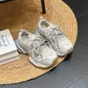 Tenis tipo dad de estampado de leopardo para mujer, colección otoño 2026, zapatillas deportivas de suela gruesa para aumentar la altura, zapatos casuales vintage de bloques de color, zapatos transpirables suaves y lindos para mujer
