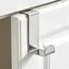 Gancho de Doble Propósito para Parte Trasera de Puerta de Acero Inoxidable, Gancho para Ropa sin Clavos, Gancho para Abrigos sin Rastro Detrás de la Puerta, Venta al por Mayor