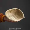 Mini cesta tejida de bambú, cesta de frutas tejida artesanalmente creativa, cesta de almacenamiento para el hogar, pala para verduras, cesta para lavar arroz