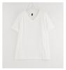Top de cuello en V de manga corta de 100 kg de largo medio holgado con abertura lateral camiseta para chica gorda 2387 talla extra grande