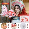Zhuangyuan Ao Yu Lanterna Artesanal DIY Lanterna Flor de Dragão Pacote de Material Infantil Lanterna Peixe Dourado de Mão
