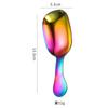Cuchara de té de acero inoxidable 201 Cuchara cuadrada Venta al por mayor Pala de té Cuchara de té para el hogar Cuchara de té Cuchara de café Cuchara para helado Cuchara para postre