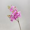 2 orquídeas phalaenopsis mini de horquilla flor de simulación de impresión 3D flor individual seca boda hogar vestido accesorios de fotografía productos transfronterizos