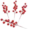7 fruta 12 fruta simulação fruta Azevinho fruta da fortuna casamento flor artificial Baga fortuna fruta vermelha decoração fruta vermelha apaixonado Feijão