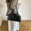 Bolsa de ombro casual estilo coreano Melard retrô, bolsa tote grande e moderna para trabalho e deslocamento, novidade outono 2026
