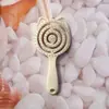 Peine para el cabello de color caramelo con forma de gato hueco de dibujos animados