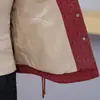 Jaqueta de moda primavera e outono para mulheres de meia-idade e idosas, modelo novo estiloso 2026 para mães, jaqueta casual com gola de lapela