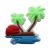 Vacaciones de Verano Plástico Blando de PVC Hebilla Decorativa Desmontable Chanclas Hawaianas Hebilla de Zapato de Flor Accesorios DIY en Stock