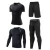 Traje de Fitness de Verano Talla Grande Ropa de Entrenamiento para Gimnasio para Hombres para Correr para Gordos Mallas Holgadas Más Talla Grande