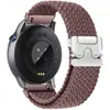 Adecuado para Huawei Gt5 Watch Correa de Bucle Trenzada de Nylon Samsung Watch4567 Hebilla de Paraguas Blanco Perla