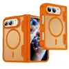 Adecuado para Funda Plegable Apple Duo, Cubierta Protectora Magnética, Funda de Teléfono iPhone 18 Duo Semi-Transparente Mate de Cobertura Completa