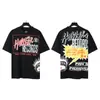 Transfronterizo Hellstar Hellstar Verano Nuevo Marca de Moda Europea y Americana Camiseta de Manga Corta Holgada para Hombre y Mujer Nfc