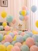 Decoração de layout de acampamento à prova de explosão variedade de atacado Macaron balão cena não-tóxico grosso cor balão infantil