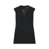 Moda Europea y Americana Popular en Aliexpress Elegante y Capaz Solapa Edición Limitada Hombrera Diseño Corto Vestido