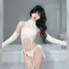Lencería Sexy, Suéter sin Espalda, Cosplay Infantil, Asesino Otaku, Calcetines de Cuello Alto, Guantes, Uniforme Sexy, Deseo Puro