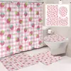 Cortina de Chuveiro Amazon Impressão Digital 3D Impermeável Poliéster Divisória de Banheiro Cortina de Chuveiro Estilo Minimalista Moderno