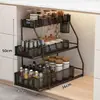 Estante de Almacenamiento para Fregadero de Cocina del Hogar Gabinete Deslizante Estante Deslizante por Capas Cesta Deslizante Estante de Almacenamiento para Platos de Fregadero Condimentos