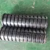 Rodillos transportadores de minería, rodillos amortiguadores de goma, soportes de rodillos, especificaciones completas de rodillos amortiguadores de goma