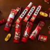 2026 Año del Caballo Nueva Caja Ciega Creativa Tipo Escribible Lotería Cubo de la Suerte Lotería Sobre Rojo Accesorios para Fiesta Navideña