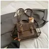 Mochila Simple Retro de Aspecto Elegante Estilo Coreano para Mujer 2025 Invierno Nuevo Estilo Preppy Nicho Bolsa de Viaje Casual