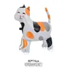 Novo Carrinho de Passeio Balão com Rodas de Corda Filme de Alumínio Autovedante Balão de Animal de Desenho Animado Barraca de Feira Noturna Brinquedo
