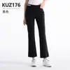 Calça de Golfe Feminina Pgm com Leve Flare, Cintura Elástica, Calça Esportiva Versátil com Pequenos Fendas na Bainha