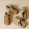 Zapatos Birkenstock Casuales de Suela Gruesa y Punta Redonda 2026 para Mujer, Mocasines Slip-On para Primavera y Otoño, Medias Mulas Birkenstock de Punta Cerrada, Zapatos para Mujer de Talla Grande