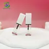 Shanyi Novo Tubo Quadrado Transparente para Brilho Labial Tubo Vazio Tubo de Gloss Labial de Alta Qualidade Material de Embalagem para Frascos de Amostra de Cosméticos