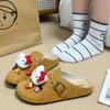 Zuecos Pantuflas Retro Birkenstock para Mujer 2025 Primavera y Otoño Nuevo Estilo Slip-On Estilo Literario Modernos Versátiles Zapatos Birkenstock