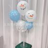 Cross Border ins Boneco de Neve Látex Balão Natal Alce Floco de Neve Balão de Látex Mesa Flutuante Ano Novo Decoração de Festa