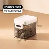 Frasco hermético tipo almeja de grado alimenticio, caja de almacenamiento transparente, frasco de almacenamiento para snacks, caja de almacenamiento a prueba de humedad para granos y frijoles