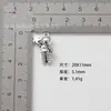 Acessórios DIY de Liga Metálica Mais Vendidos Pingente de Astronauta Colhendor de Estrelas Retrô Colar Pulseira Brincos Acessórios para Joias Atacado