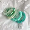 Cuerda para el cabello de color caramelo para niña dulce, cuerda para el cabello con línea degradada, correa para el cabello sin dejar rastro para mujer, tocado para el cabello