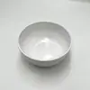 Tigela de cerâmica branca pura com boca reta de 12,7 cm (5 polegadas) para uso doméstico, ideal para sopas, buffets e restaurantes. Também pode ser usada como tigela para arroz.