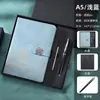 Caixa de Presente com Caderno A5 Tendência Nacional Conjunto para Eventos da Empresa Caderno de Negócios Estilo Chinês Logotipo Personalizado