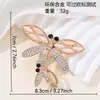 Nuevos broches de animales europeos y americanos, broches con diseño de libélula y telaraña, broches de aleación ecológicos, accesorios decorativos de pedrería