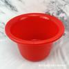 Escupidera de plástico rojo orinal bacín niños noche cubo de orina fabricantes suministro tienda de dos dólares tienda departamental mayoreo