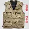 Chaleco Multifuncional para Hombre para Exteriores Transfronterizo, Ligero y de Gama Alta, Chaleco Funcional para Hombre con Múltiples Bolsillos