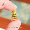 Tienda de Oro Puzuo Mismo estilo Accesorios DIY Mariposa Gemela Pagoda Bodhi Colgante Pierogel Pulsera Collar Accesorios