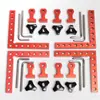 Abrazadera de ángulo recto para carpintería de aleación de aluminio transfronteriza, bloque de posicionamiento de 90 grados, localizador auxiliar, fijador de panel, proceso CNC