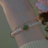 Pulsera Ojo de Gato Qingdai para Mujer Diseño de Nicho Ins Perla de Imitación Mejor Amiga Más Fácil de Combinar Cuentas de Transferencia Venta al por Mayor Tendencia