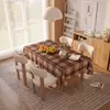 Estilo lindo impermeable y a prueba de aceite mantel sin lavado eva escritorio mesa de café a prueba de polvo fácil de limpiar y limpiar mantel de comedor anti-quemaduras para uso en dormitorio