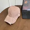 Gorra de Béisbol Retro Americana Desgastada para Mujer, Protección Solar, Versátil para Primavera y Verano, Adelgazante de Rostro, Gorra de Pico Resistente con Bordado 3D