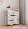 [Personalizado] Estante de Armazenamento Estante de Armazenamento Simples Organizador de Armazenamento à Prova de Poeira Quarto Sala de Estar Doméstico Estante de Armazenamento de Aço e Madeira