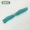 Corda de algodão colorida de 3-4 mm para acessórios de pulseira DIY, corda de algodão fiada no núcleo artesanal, corda para tapeçaria e fio de algodão para amarração