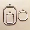 Aro de Bordado Antigo Mais Vendido Internacionalmente Ferramentas de Bordado Manual DIY Aro de Bordado com Grão de Madeira de Imitação Redondo Oval Vintage Decorativo