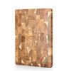 Tabla de cortar de madera de acacia, tabla de cortar de madera maciza para el hogar, tabla de cortar alimentos complementarios para frutas, tabla de cortar vertical geométrica, tabla de cortar de madera